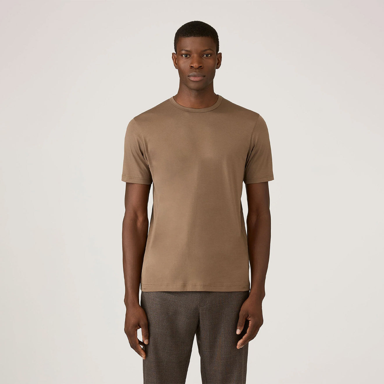 Sunspel Classic Crew T-Shirt Dark Cedar - The Sporting Lodge