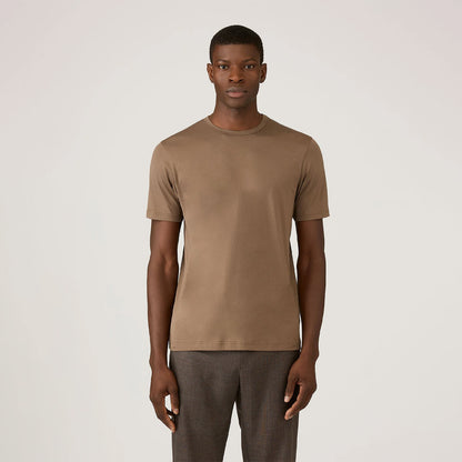 Sunspel Classic Crew T-Shirt Dark Cedar - The Sporting Lodge