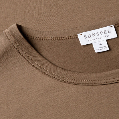 Sunspel Classic Crew T-Shirt Dark Cedar - The Sporting Lodge