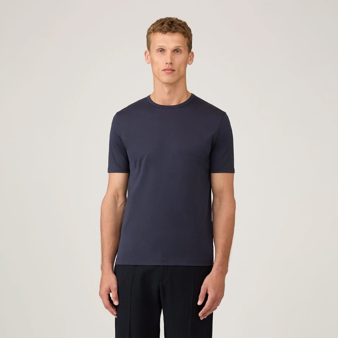 Sunspel Classic Crew T-Shirt Navy