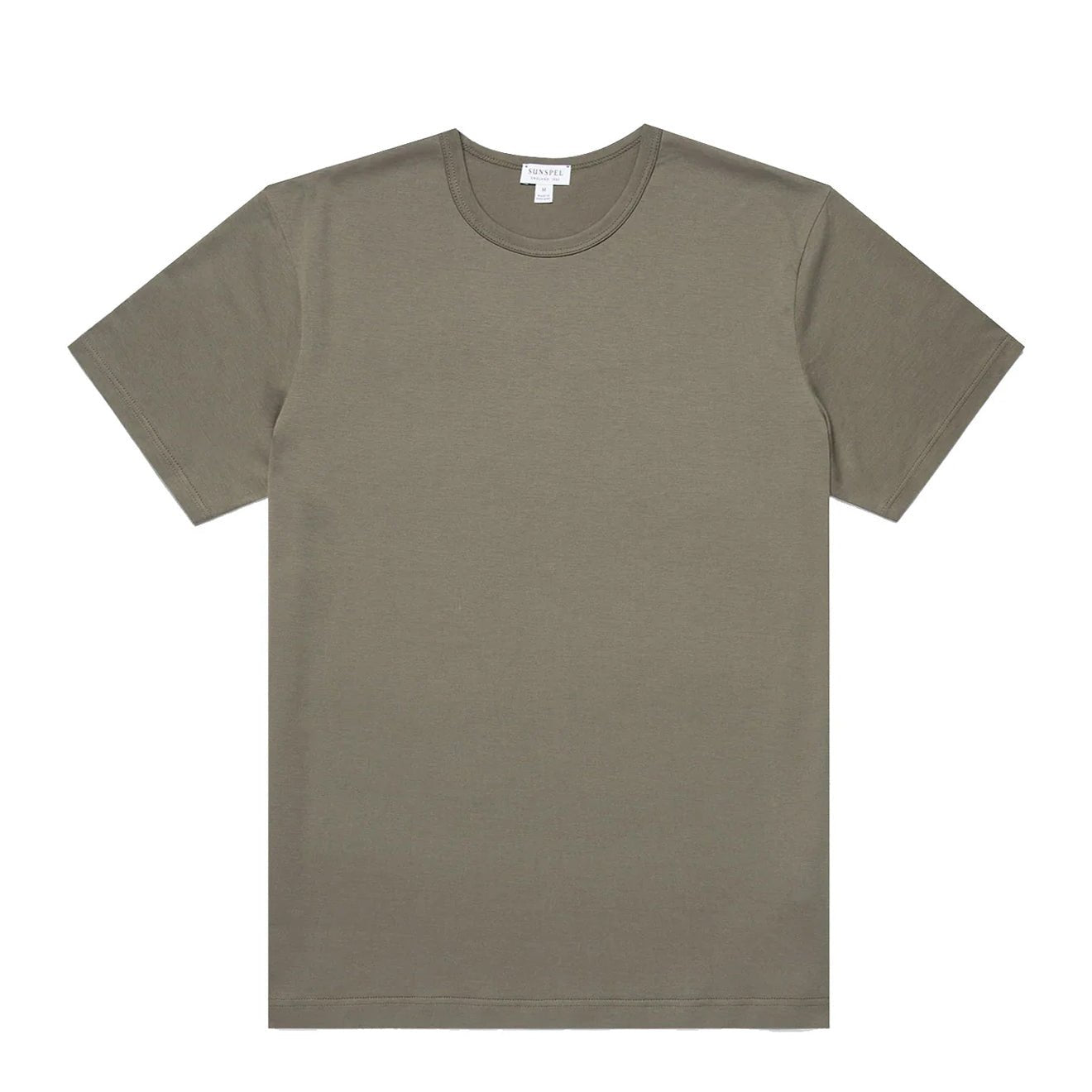 Sunspel Classic T-shirt Khaki - The Sporting Lodge