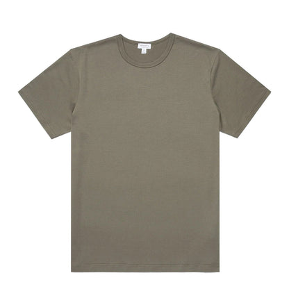 Sunspel Classic T-shirt Khaki - The Sporting Lodge