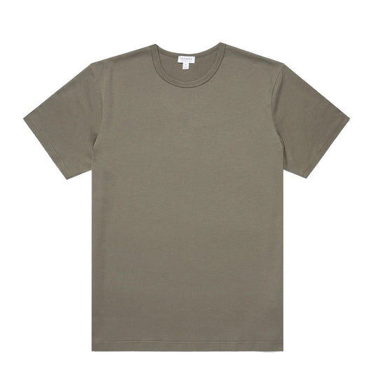 Sunspel Classic T-shirt Khaki - The Sporting Lodge