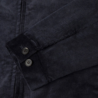 Sunspel Cord Harrington Jacket Navy