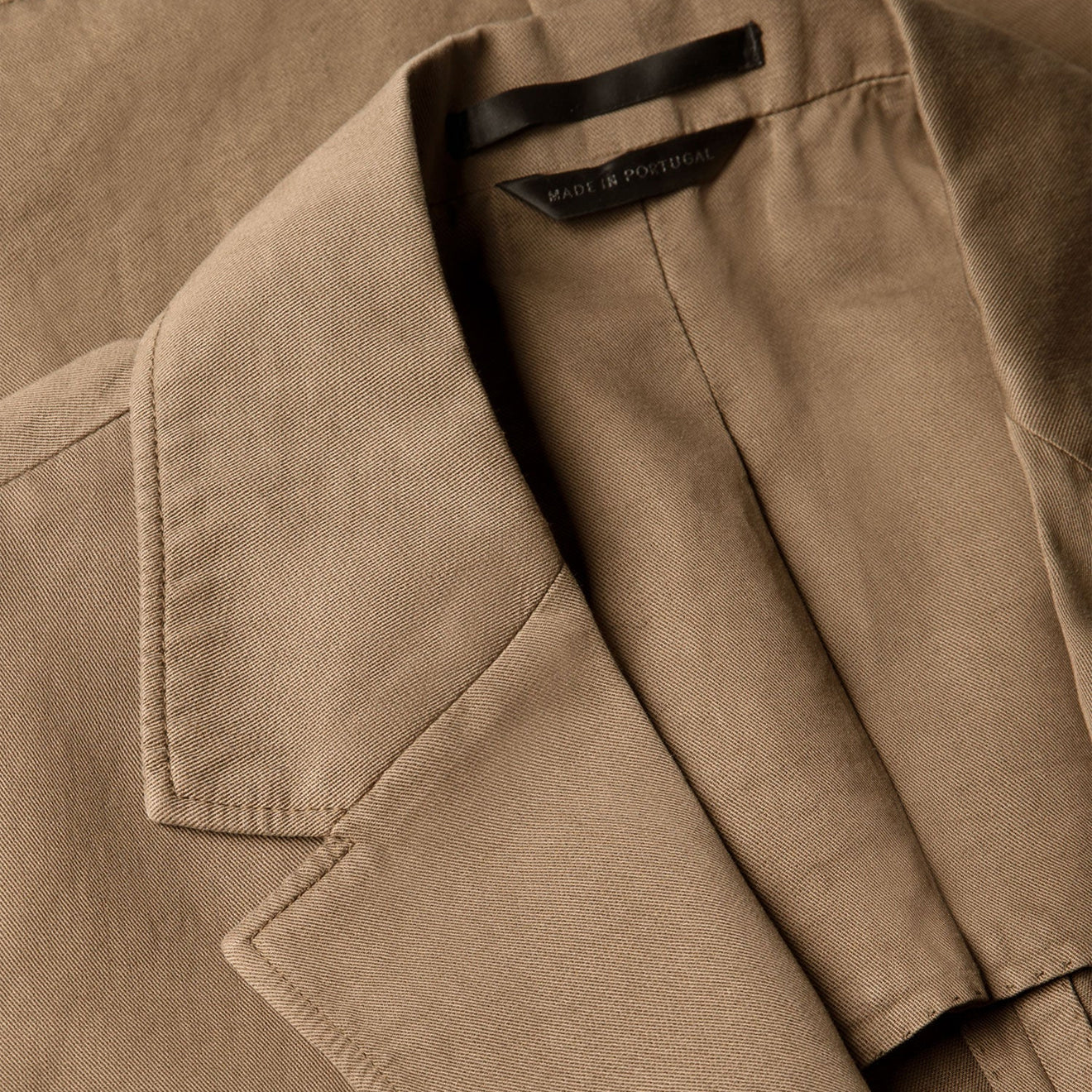 Sunspel Cotton Linen Blazer Dark Cedar