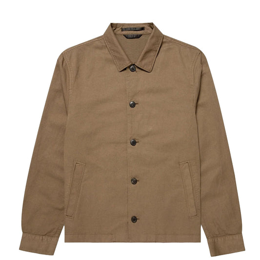 Sunspel Cotton Linen Jacket Dark Cedar - The Sporting Lodge