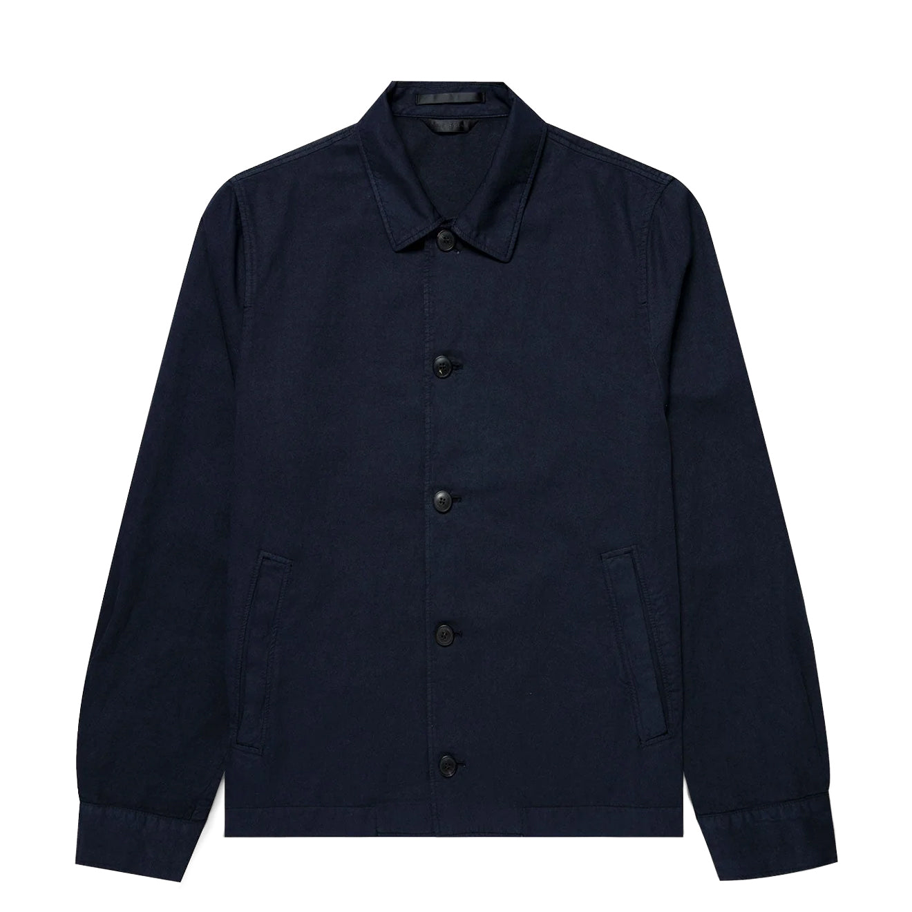 Sunspel Cotton Linen Jacket Navy