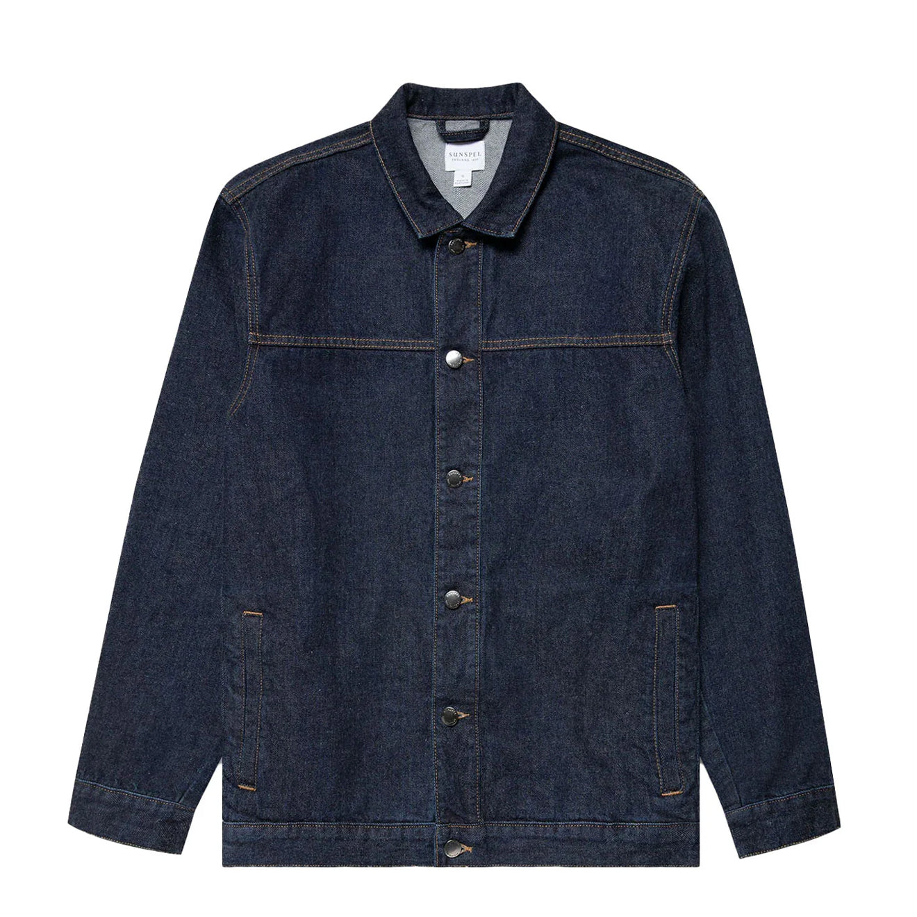 Sunspel Denim Jacket Denim Rinse Wash - The Sporting Lodge