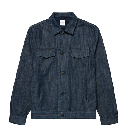 Sunspel Japanese Denim Jacket Denim Rinse Wash