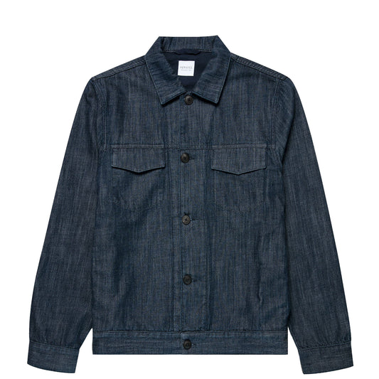 Sunspel Japanese Denim Jacket Denim Rinse Wash