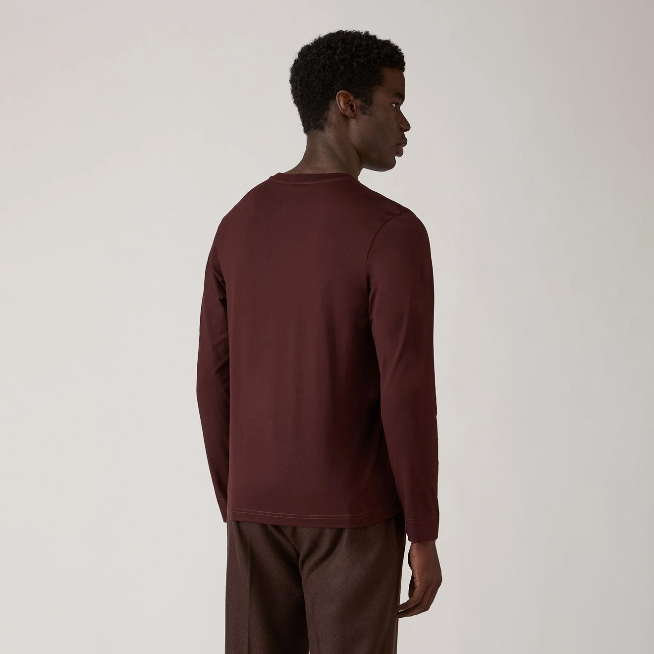 Sunspel L/S Riviera T-Shirt Bakelite