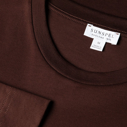 Sunspel L/S Riviera T-Shirt Bakelite