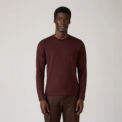 Sunspel L/S Riviera T-Shirt Bakelite