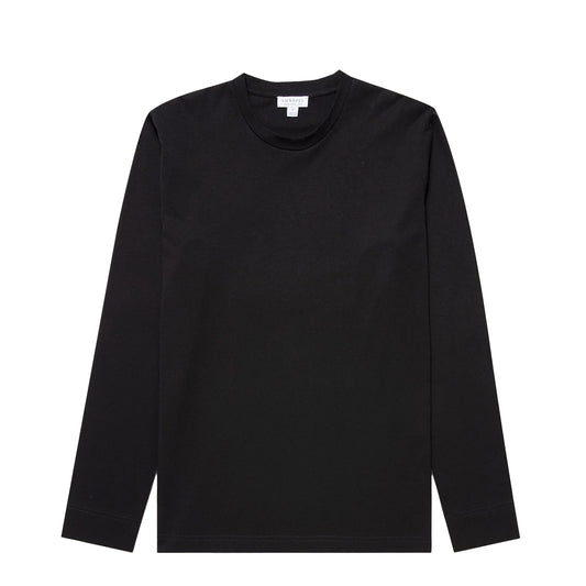 Sunspel L/S Riviera T-Shirt Black