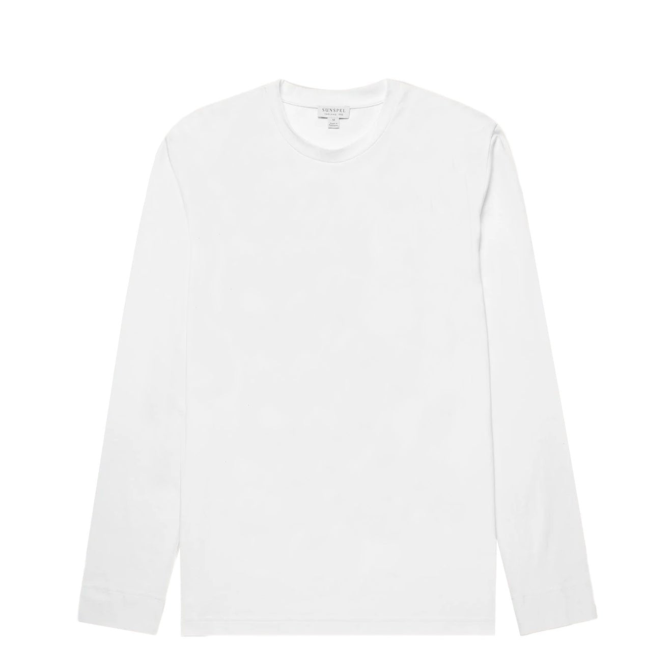 Sunspel LS Riviera T-Shirt White