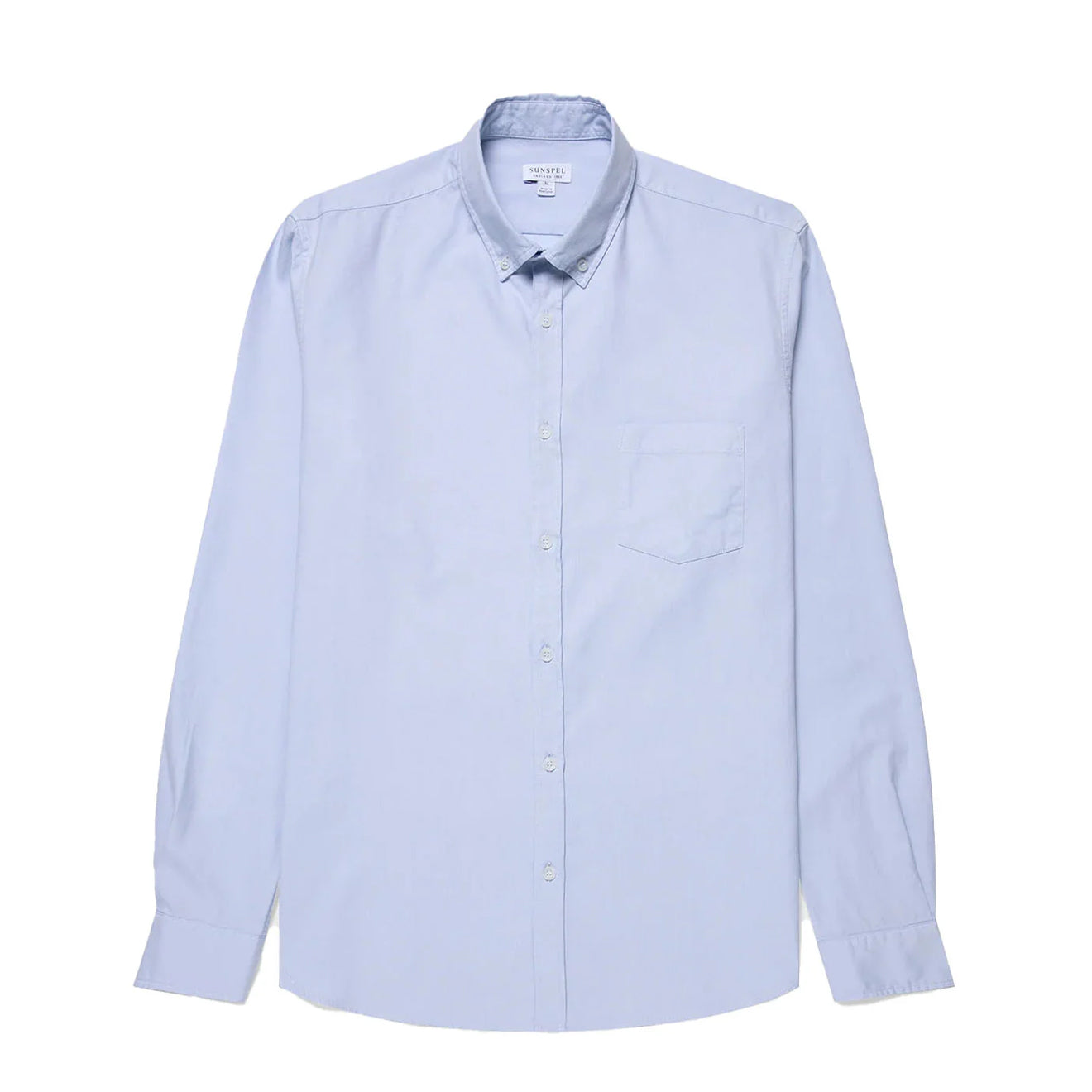 Sunspel L/S Oxford Shirt Light Blue