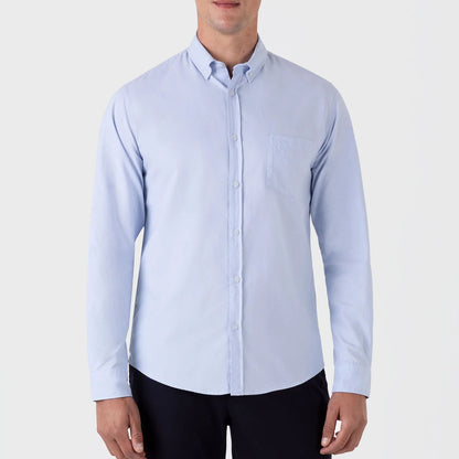 Sunspel L/S Oxford Shirt Light Blue - The Sporting Lodge