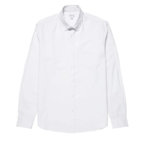 Sunspel L/S Oxford Shirt White