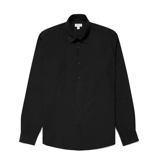 Sunspel L/S Shirt Black
