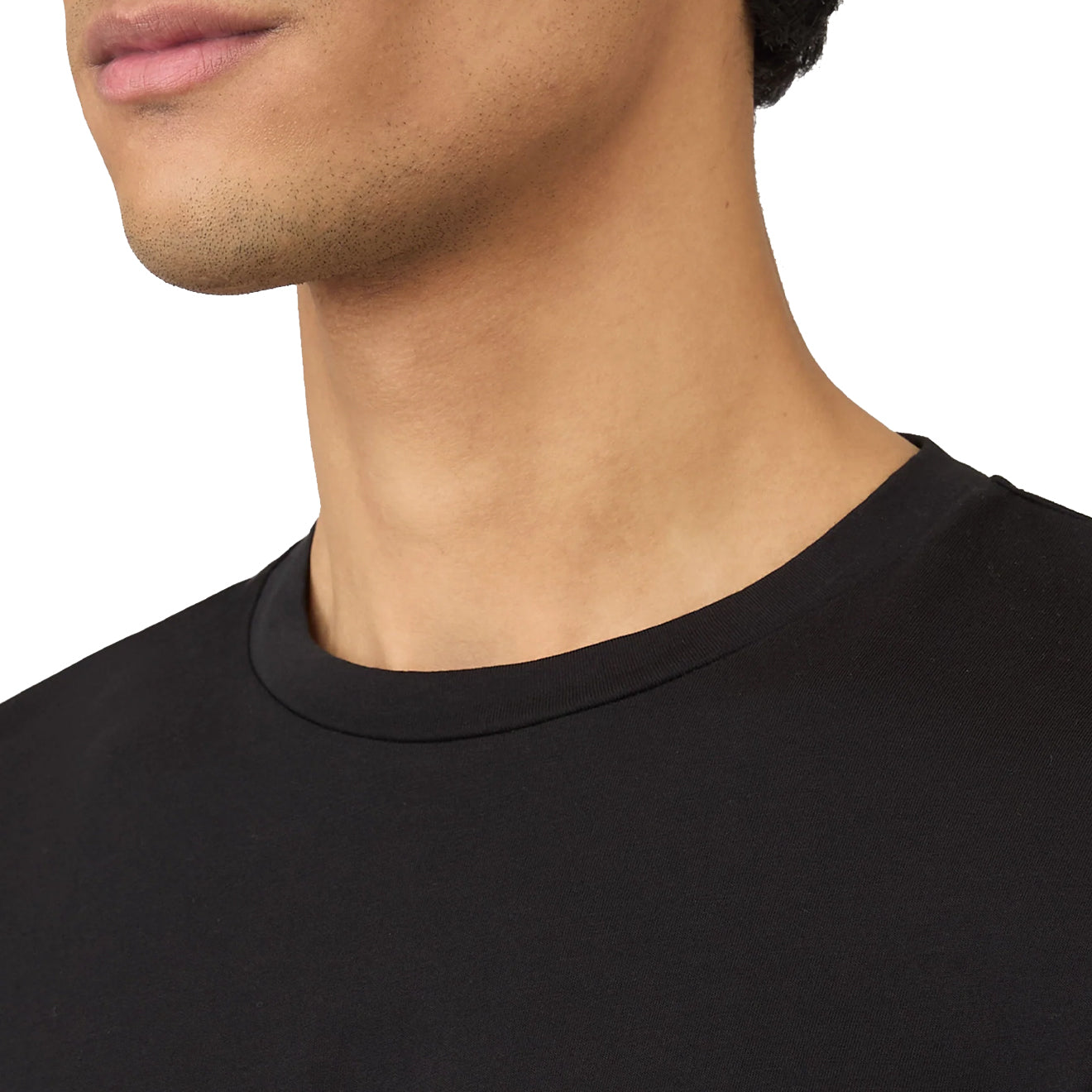 Sunspel Long Sleeve Riviera Midweight T-Shirt Black - The Sporting Lodge