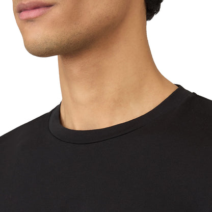 Sunspel Long Sleeve Riviera Midweight T-Shirt Black - The Sporting Lodge