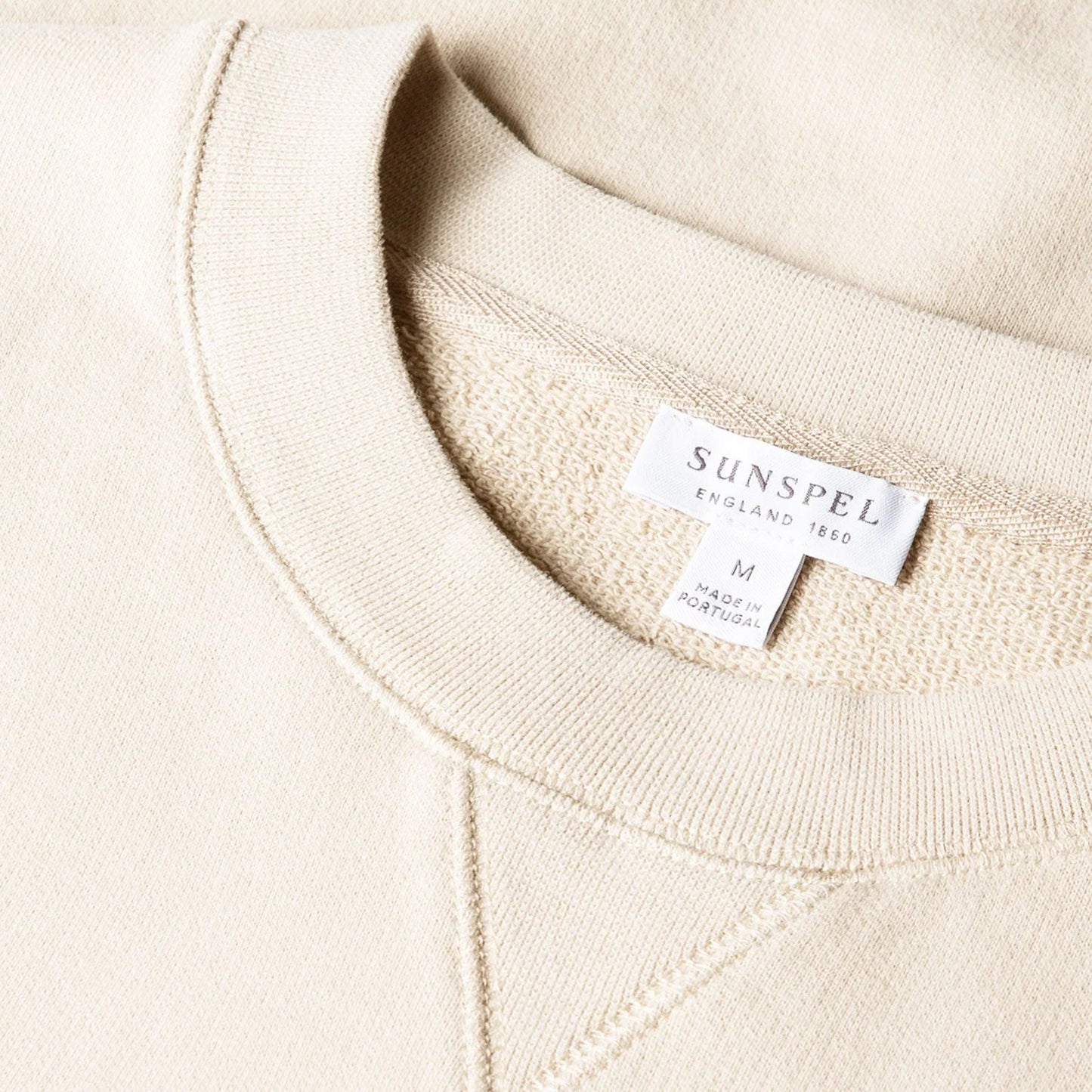 Sunspel Loopback Sweatshirt Hazelwood