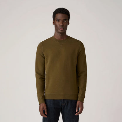 Sunspel Loopback Sweatshirt Loden Green