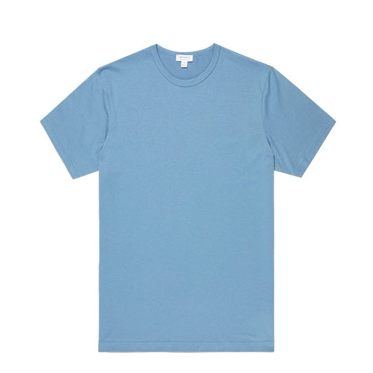 Sunspel SS Classic T-Shirt Airforce Blue
