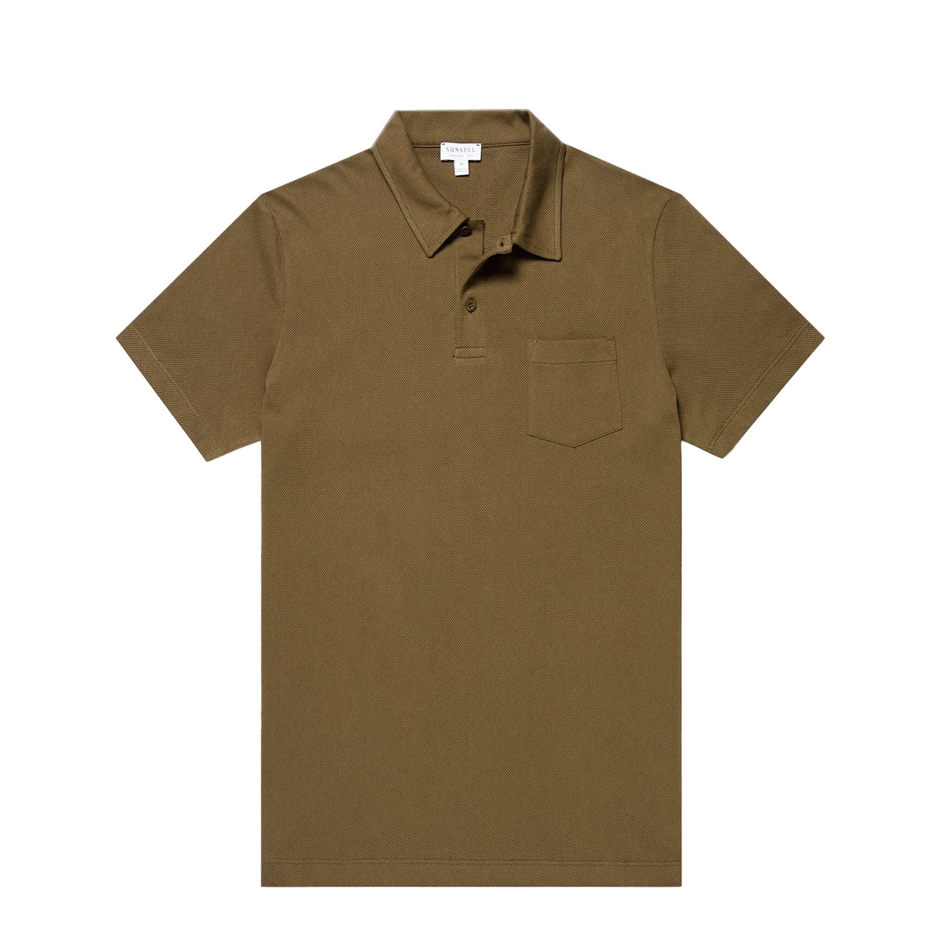 Sunspel S/S Riviera Polo Loden Green
