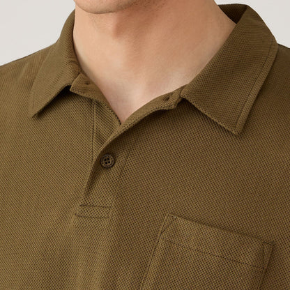 Sunspel S/S Riviera Polo Loden Green