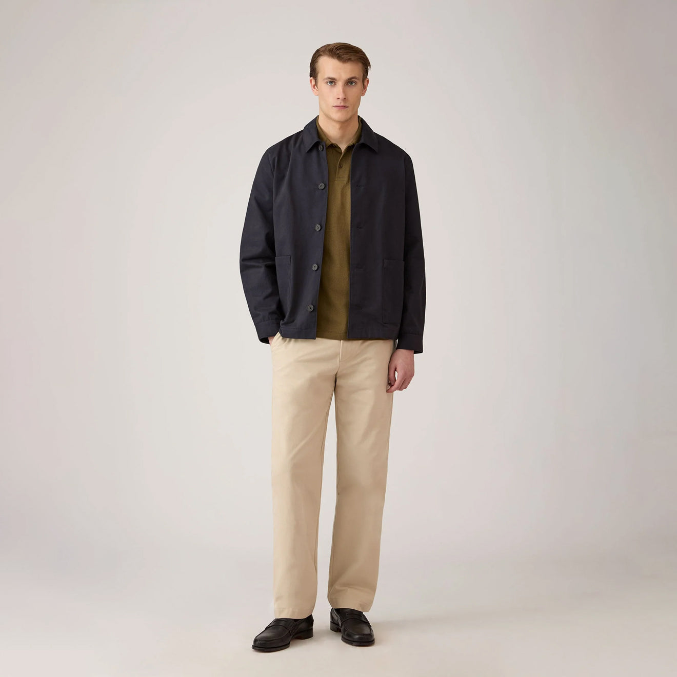 Sunspel S/S Riviera Polo Loden Green
