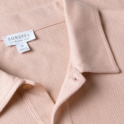 Sunspel SS Riviera Polo Pale Pink