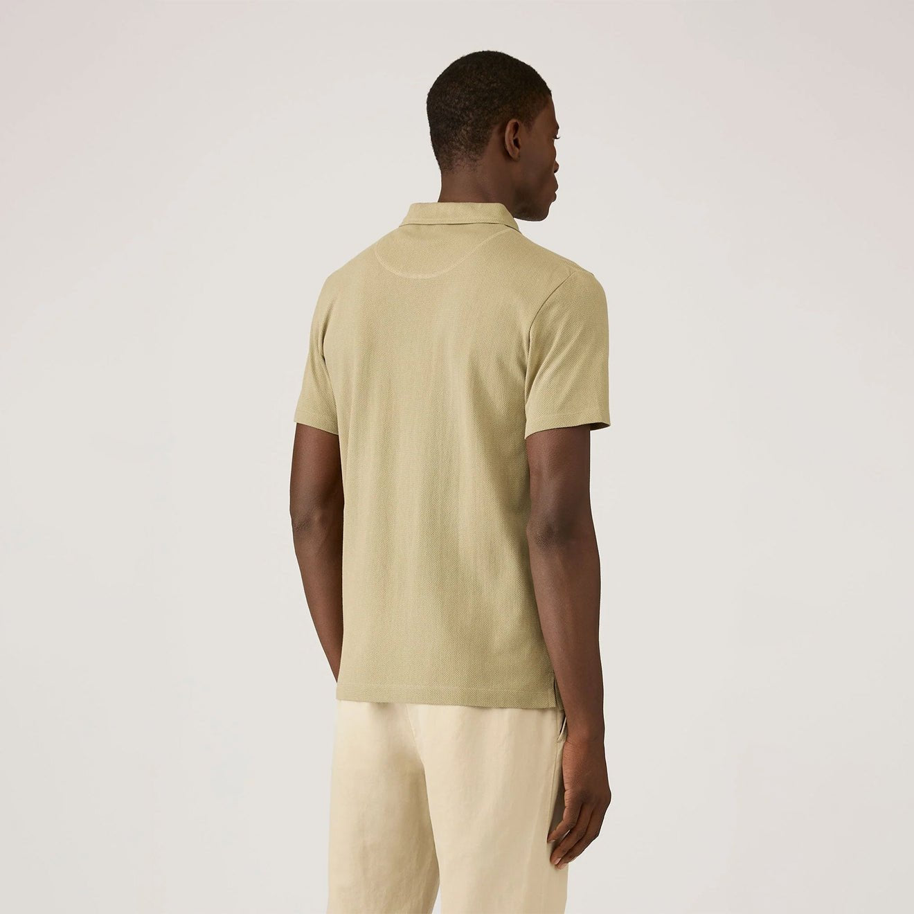 Sunspel SS Riviera Polo Shirt Pistachio