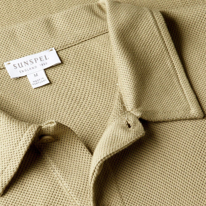 Sunspel SS Riviera Polo Shirt Pistachio