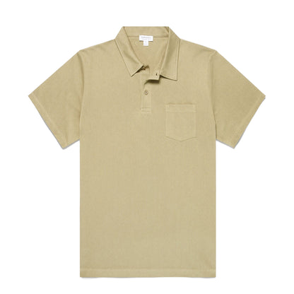 Sunspel SS Riviera Polo Shirt Pistachio