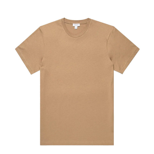 Sunspel S/S Riviera T-Shirt Dark Beige