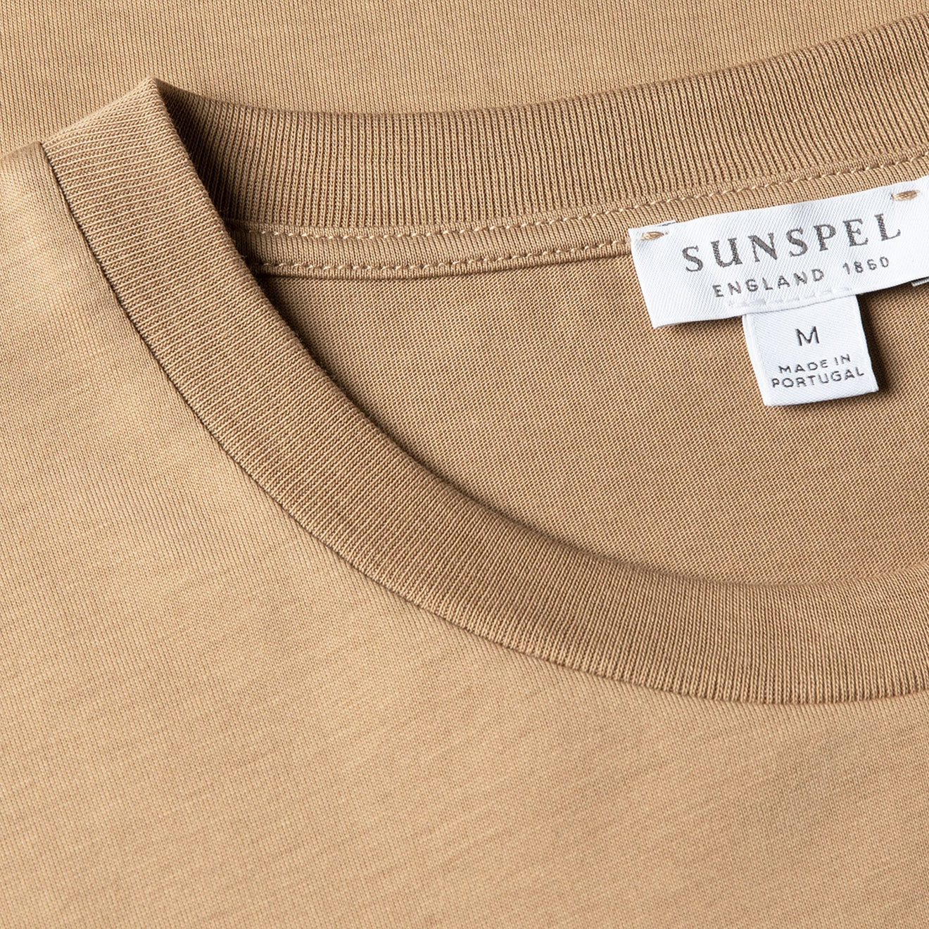 Sunspel S/S Riviera T-Shirt Dark Beige