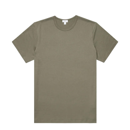 Sunspel SS Riviera T-Shirt Khaki