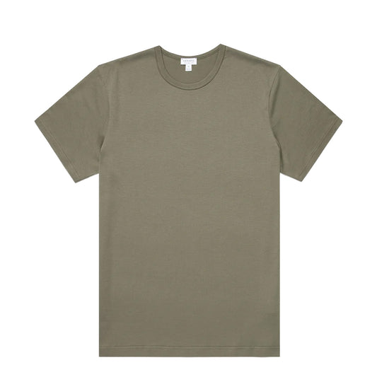 Sunspel SS Riviera T-Shirt Khaki