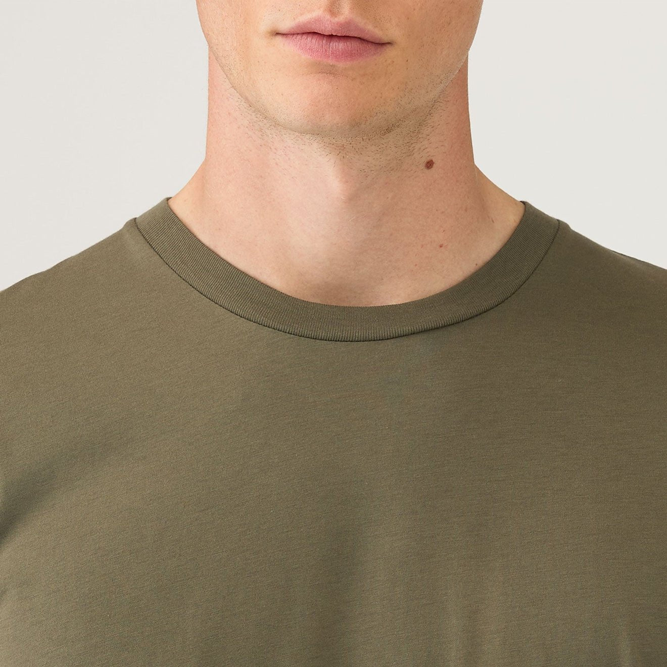 Sunspel SS Riviera T-Shirt Khaki