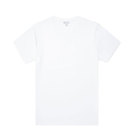 Sunspel SS Riviera T-Shirt White
