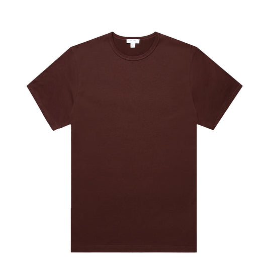 Sunspel S/S Classic T-Shirt Bakelite - The Sporting Lodge