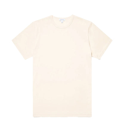 Sunspel S/S Crew Neck T-Shirt Undyed - The Sporting Lodge