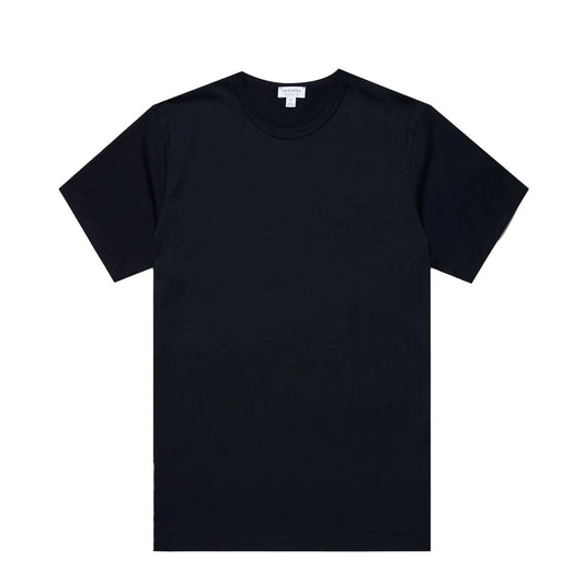 Sunspel S/S Crew Neck Tee Midnight Navy