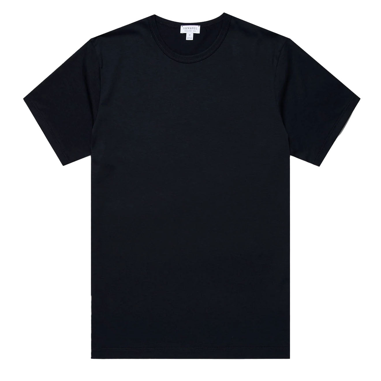 Sunspel S/S Crew Neck Tee Midnight Navy - The Sporting Lodge