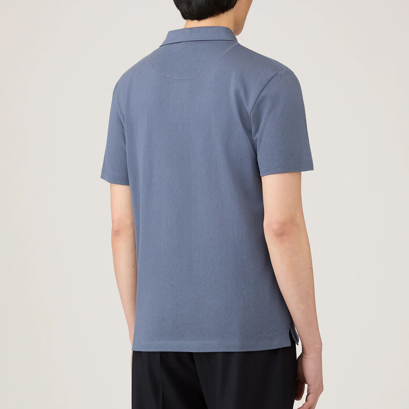 Sunspel S/S Riviera Polo Selvedge Blue - The Sporting Lodge