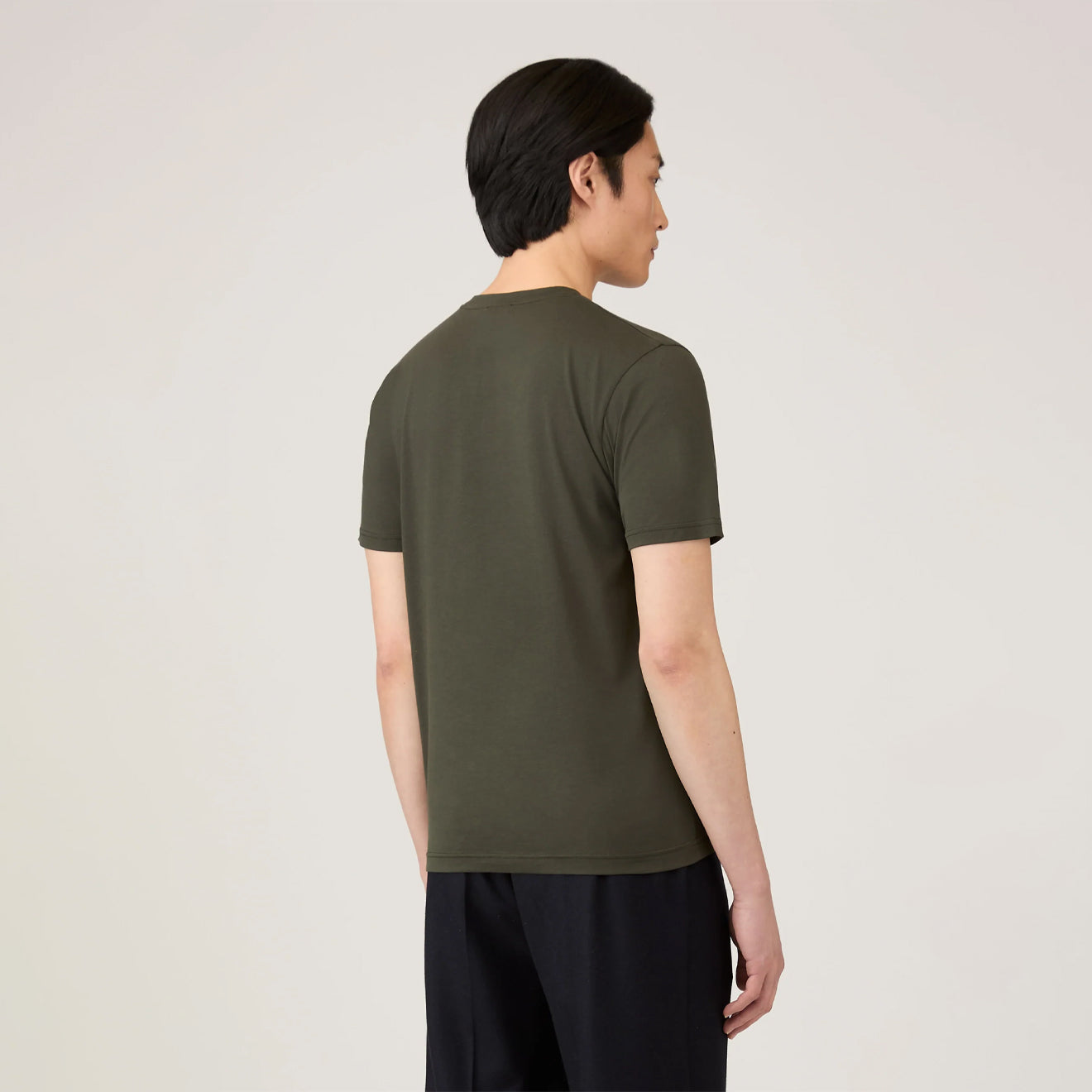 Sunspel S/S Riviera T-Shirt Dark Green - The Sporting Lodge