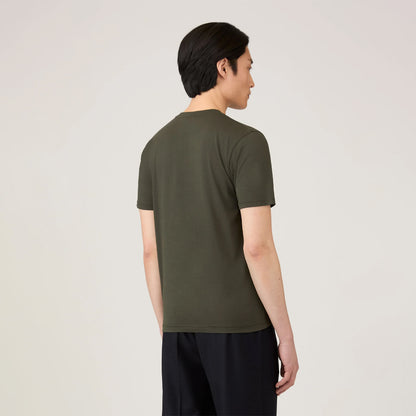 Sunspel S/S Riviera T-Shirt Dark Green - The Sporting Lodge