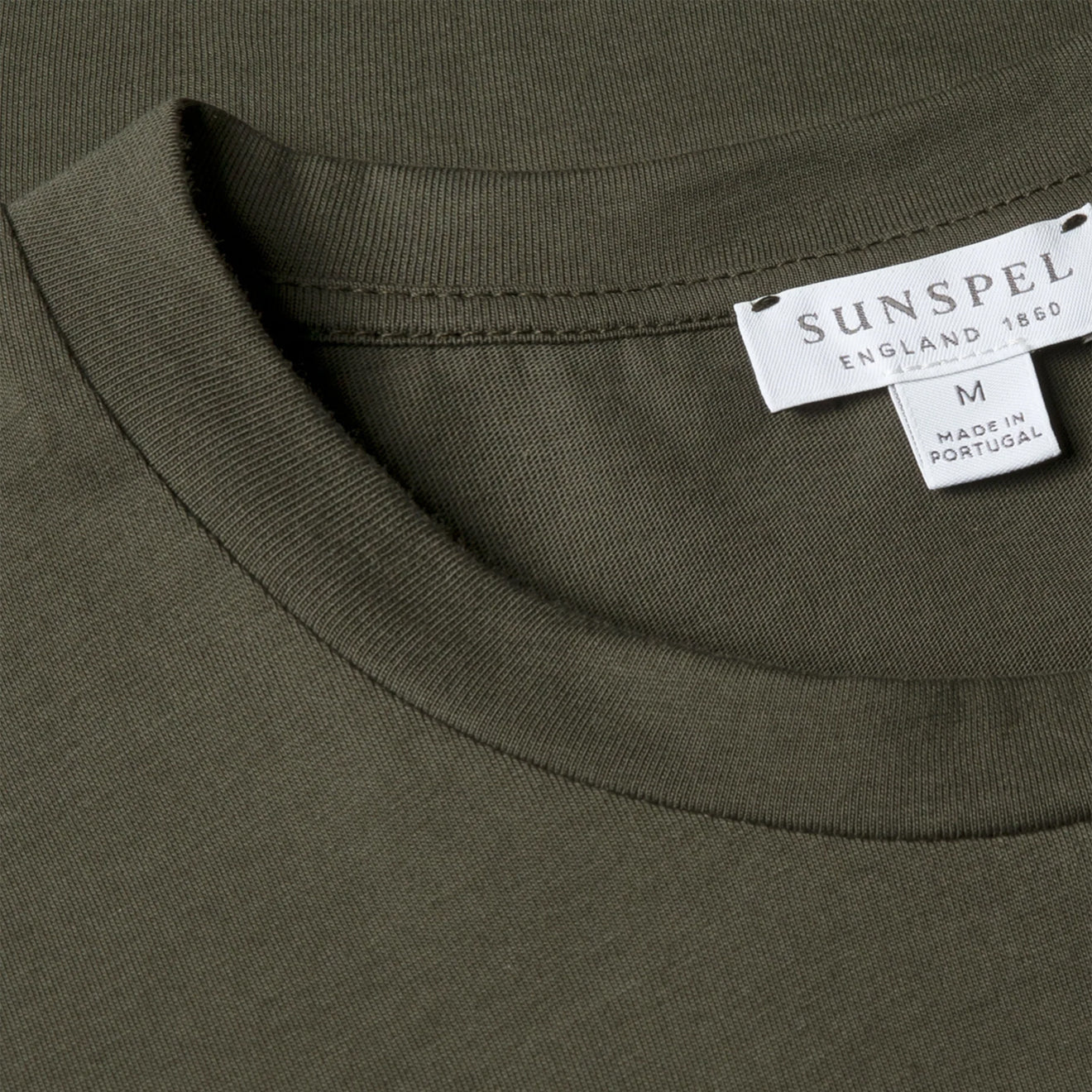 Sunspel S/S Riviera T-Shirt Dark Green - The Sporting Lodge