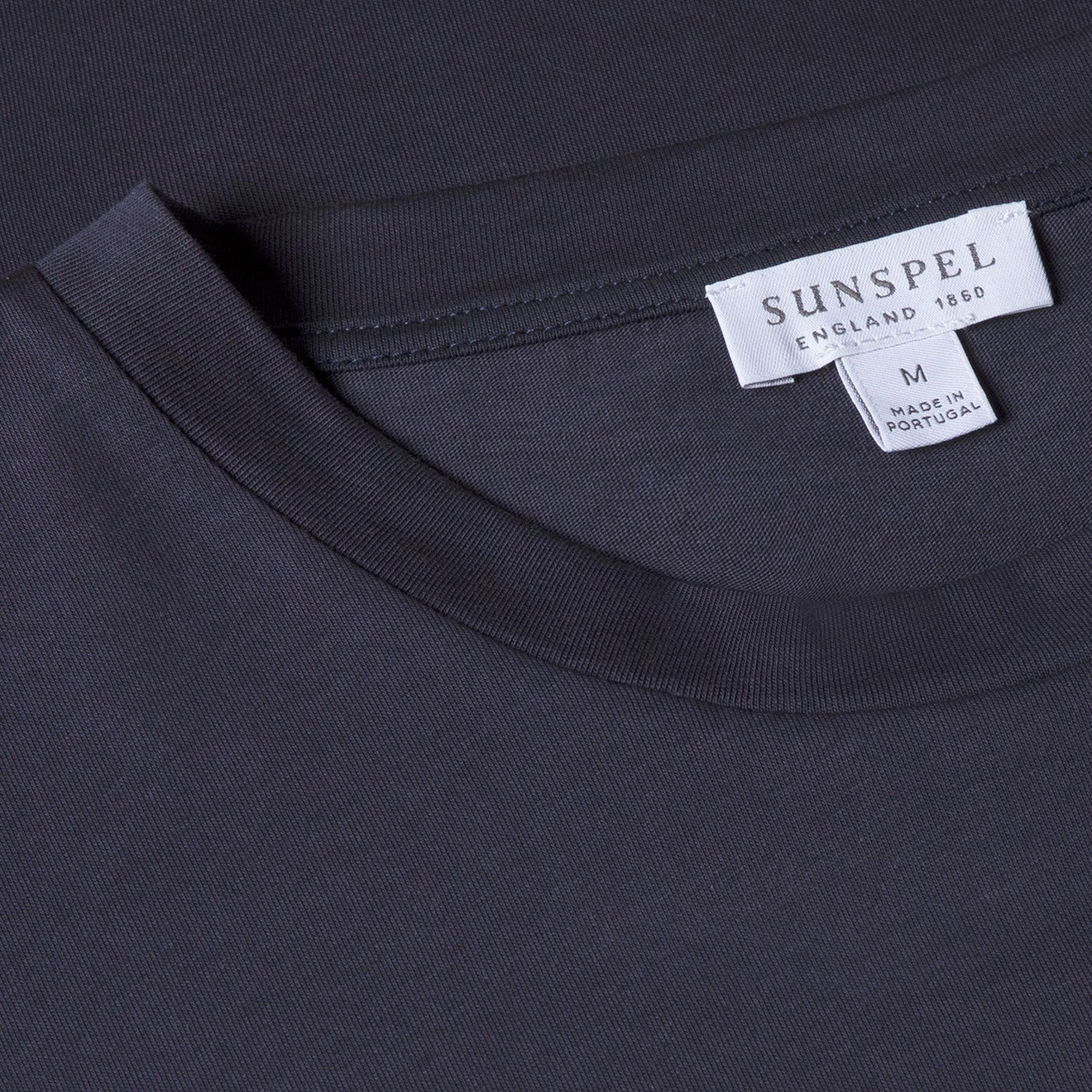 Sunspel S/S Riviera T-Shirt Navy - The Sporting Lodge